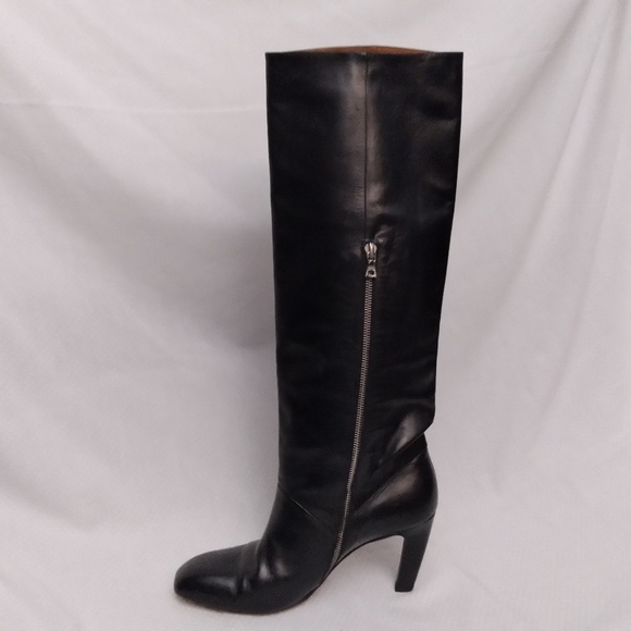 Dries Van Noten knee high heeled black boots, size 40 - Picture 5 of 11